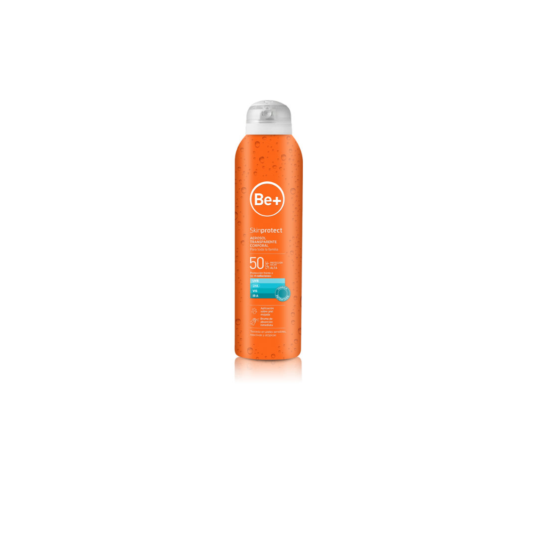 BE+ SKIN PROTECT AEROSOL CORPORAL SPF 50 1 ENVAS