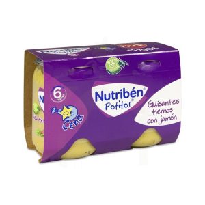 NUTRIBEN CENA GUISANTES TIERNOS CON JAMON POTITO